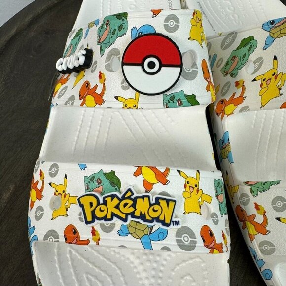 CrocsClassic Pokemon Sandal Water-Friendly White Multi Size 10 Men - Picture 11 of 14